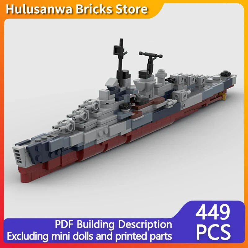 

Light Military Vessels Model MOC Building Bricks War Equipment Modular Technology Gifts Holiday Assemble Children Toys Suit