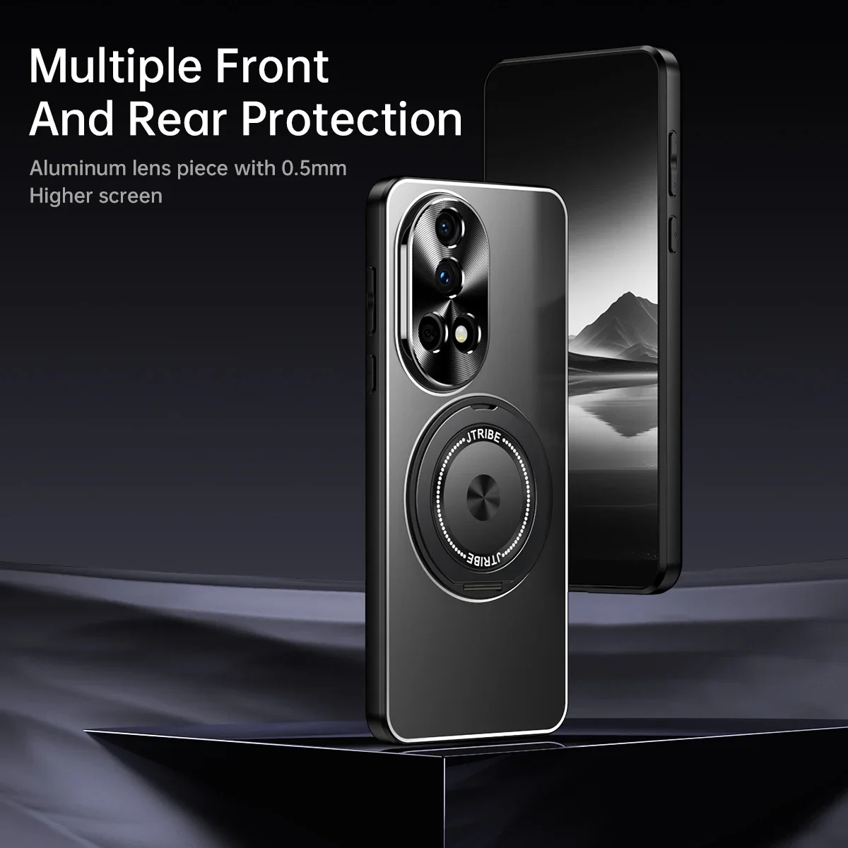 Untuk Huawei Nova 11 12S Casing Ponsel Matte Keras dengan Cincin Penutup Belakang Pelindung Magnetik untuk Huawei Nova 13 12 Pro Cangkang Ponsel