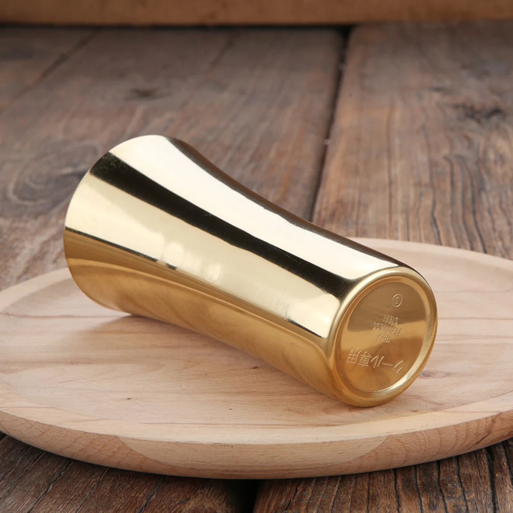 

Golden 304 Stainless Steel Flower Vase Mirror Polished Metal Planter Retro Style Decorative Container For Forever Flowers