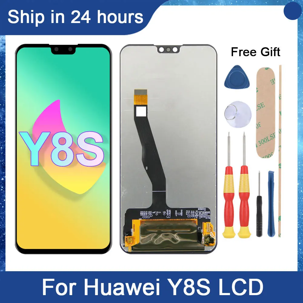 AiNiCole 6.5'' For Huawei Y8S LCD Display Touch Screen Digitizer Assembly JKM-LX1 JKM-LX2 JKM-LX3 LCD Screen Replacement