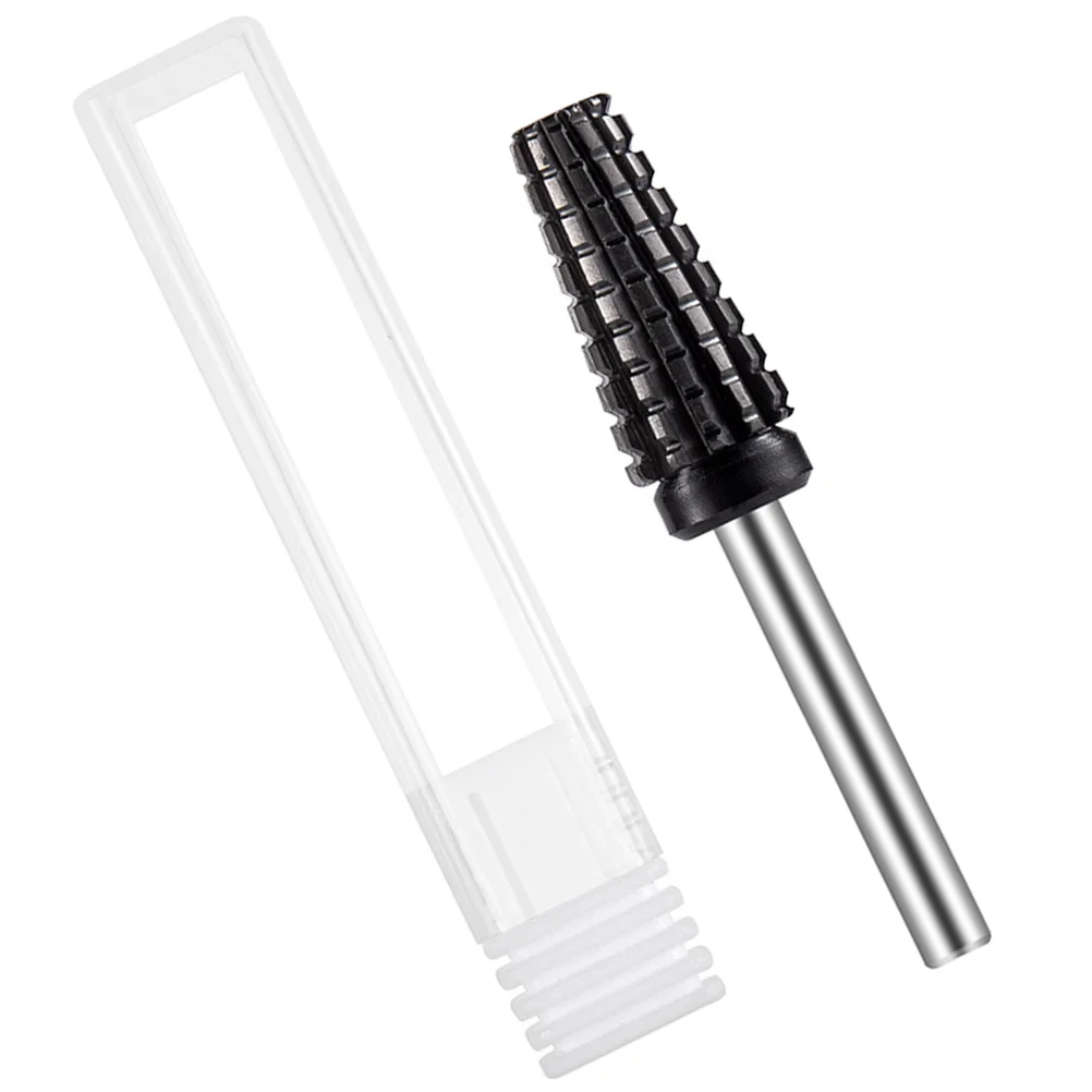 黒セラミックビット再利用可能なアクリル爪マニキュアドリルビットネイルアートアクセサリー安全ビット女性ネイルケアツール