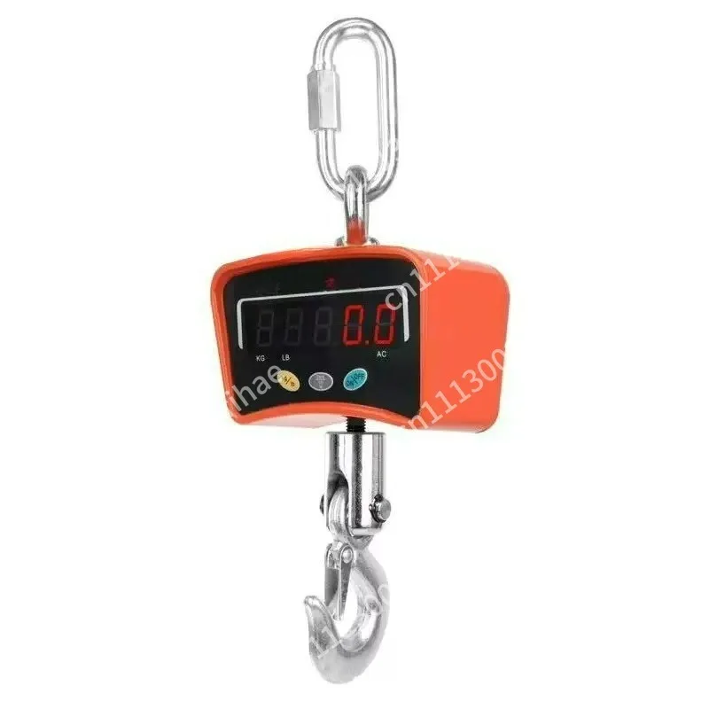 500Kg industrial digital display hook scale, portable large crane scale, high-precision portable scale