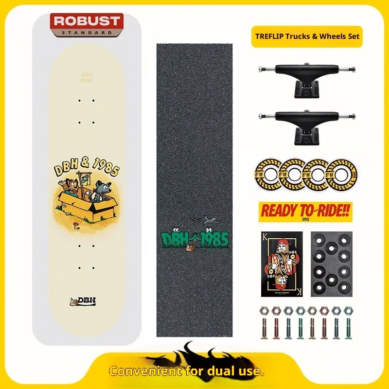 

Dbh Skateboard Professional Board Treflip All-Purpose Wheel Set For Adults Children Boys And Girls Beginners And Teenagers