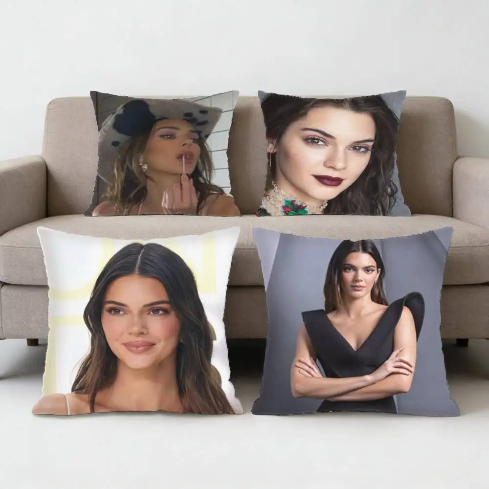 

K-Kendall Jenner The Supermodel Pillow Case Sofa Living Room Bedroom Headboard Backrest Cushion Square Cushion Nap Time