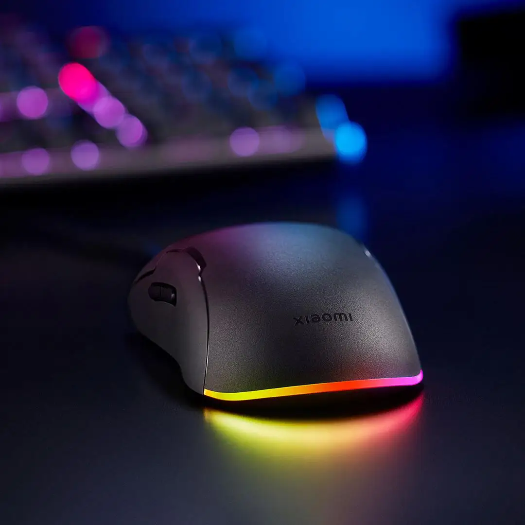 Xiaomi Game Mouse Lite Bedraad Met Rgb Light - 5 Gear Dpi 220 Ips 6200 Dpi Ttc Micro Move 80 Miljoen Hits Perfect Voor Gaming