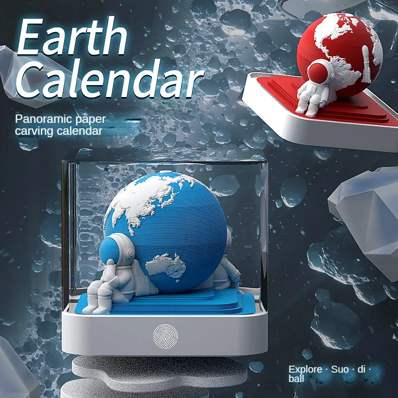 

Stunning 3D Three-Dimensional Paper Carving Decoration for Your Desk Calendar - A Must-Have Masterpiece