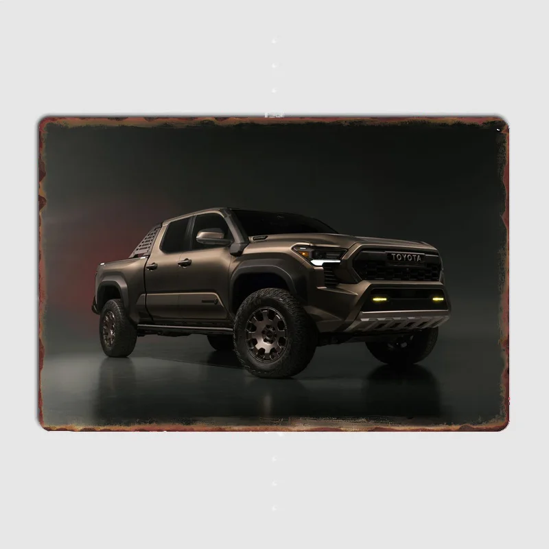 Pickup 4.0L Engine Truck many sorts of Poster Retro Metal Custom Posters Sign Garage Club Indoor Wall Room Decoration Home Decor