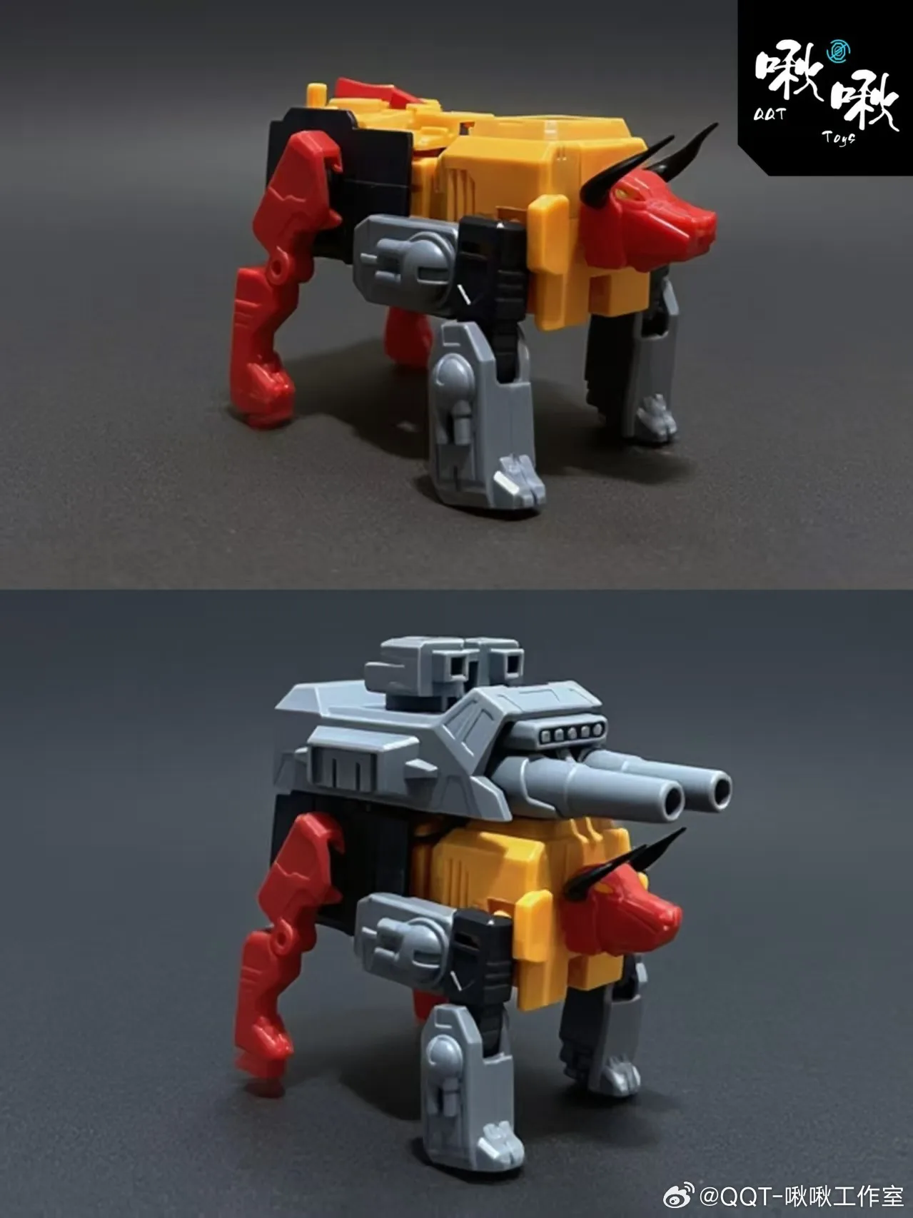 QQT Predaking Mechanical Beast Robot Transformación 5IN1 Predacons Figura de acción