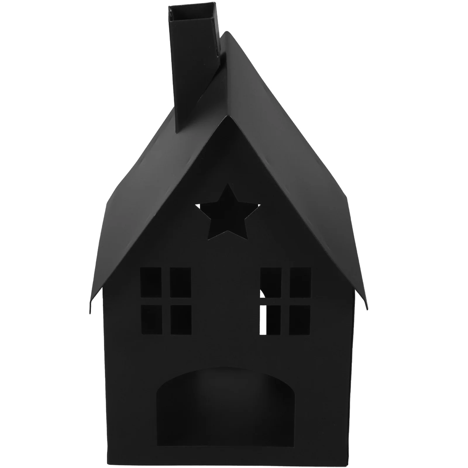 Vintage Breath House Shaped Holder Metal Desktop Candlesticks Home Office Dining Table Centerpiece - Image 2