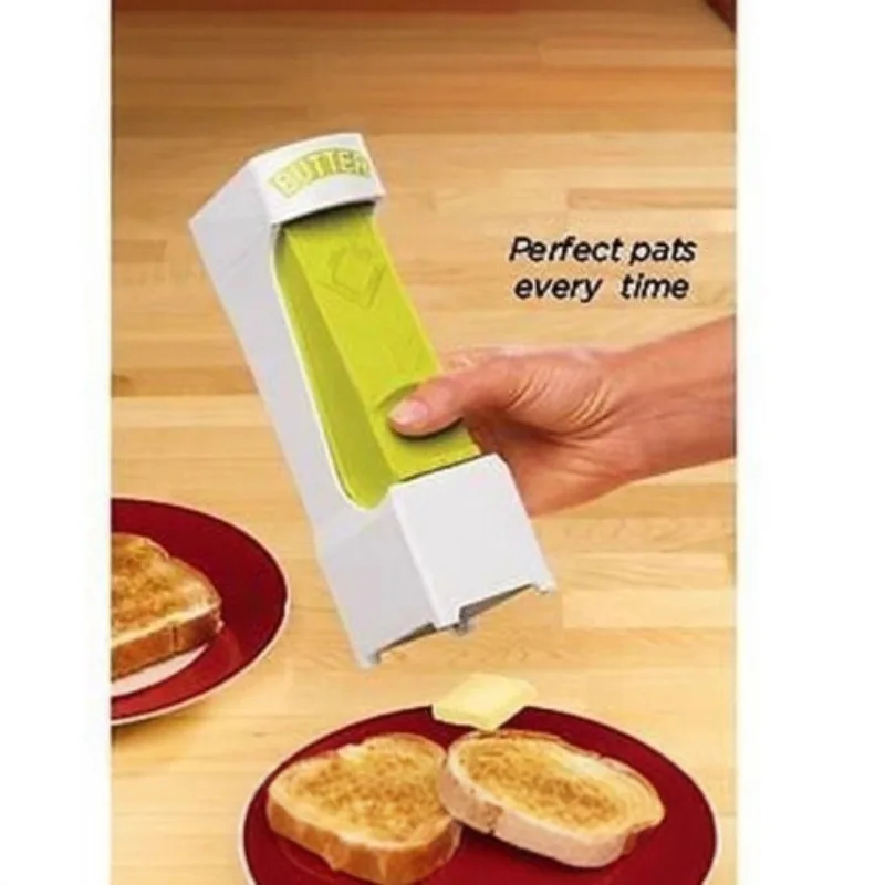 Premium Stainless Steel One-Click Food Cutter Ergonomic Handle Ideal Bread Cheese Butter and More Perfect Home Kitchen Tools New