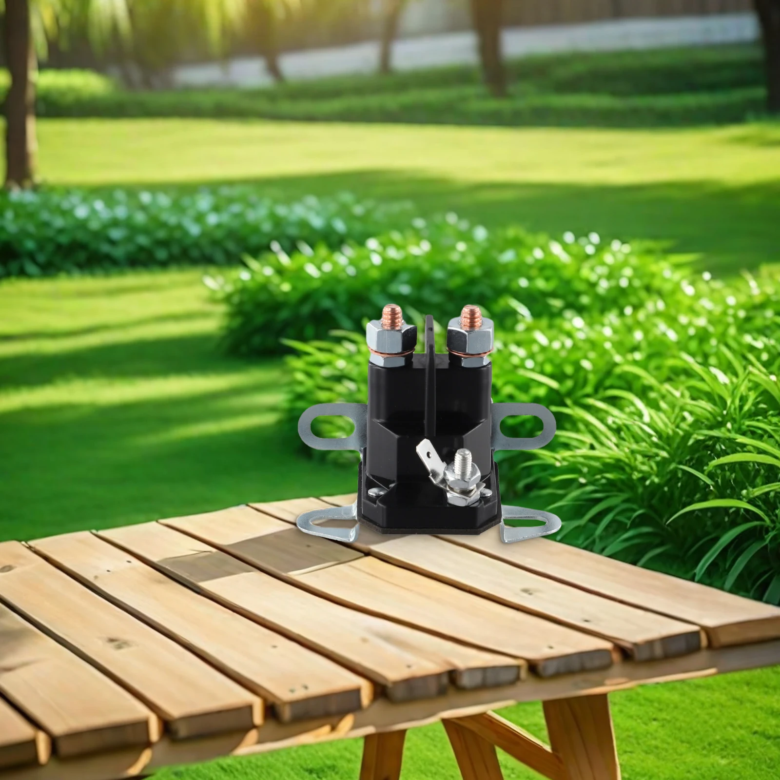 12V 3 Terminals Starter Solenoid 852-1251-210 Home DIY Garden Spare Parts Power Tool Replacement Accessories For Cart & Lawn