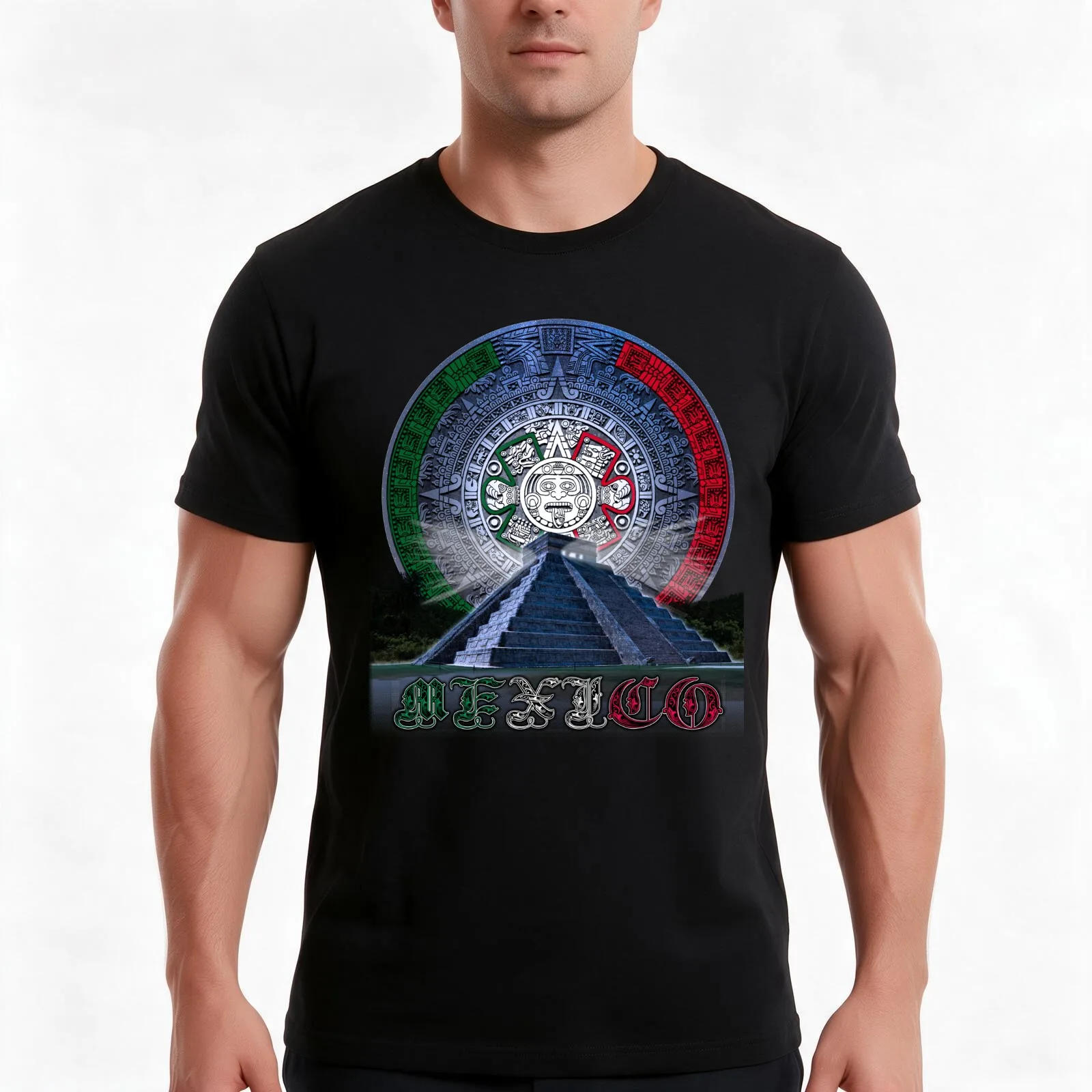 Chichen Itza Mexico Mexican Pride Seven Wonders of The World Mayan Calendar Maya Temple Pyramid Mystical Juan T-Shirt