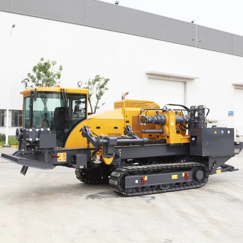 Powerful Horizontal Directional Drilling Rig Crawler Mounted Trenchless Machine for Gas Pipeline and Road Crossing Work
