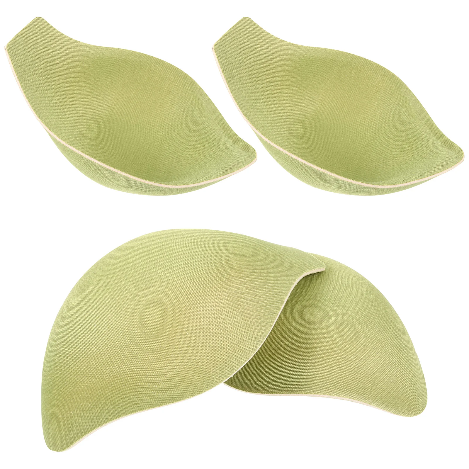 4 Pcs Men's Sponge Pad Underpants Supplies Bulge Cushion Shape Cushions Polyester Swim Trunks