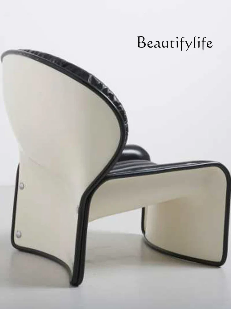 Nordic Creative Designer Light Luxury Special-Shaped FRP Sales Office Art Leisure Recliner