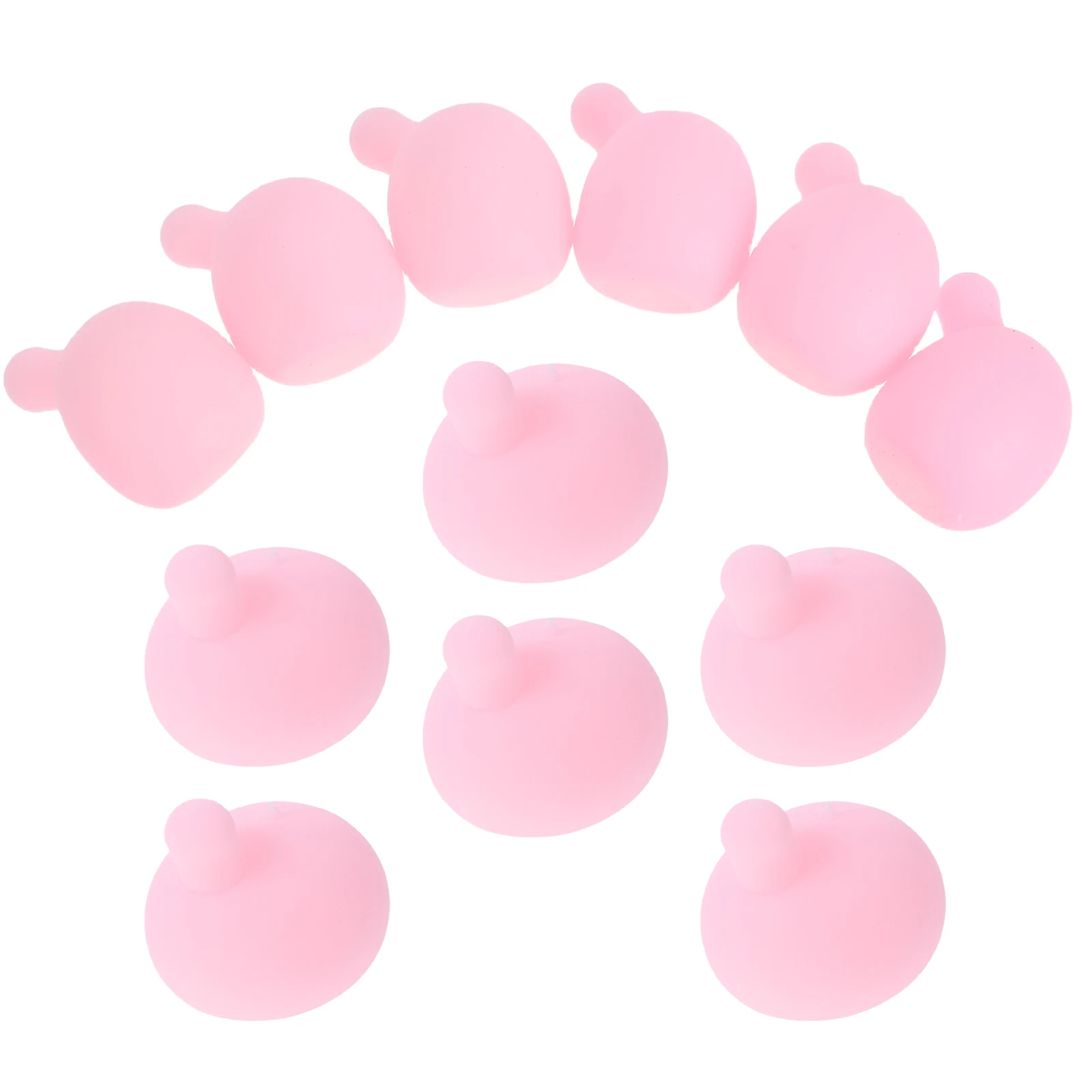 

12pcs Bubble Blowing Inner Core Silicone Pink Balls Toy Accessories Kids Relax Fun Creative Squeeze Inserts