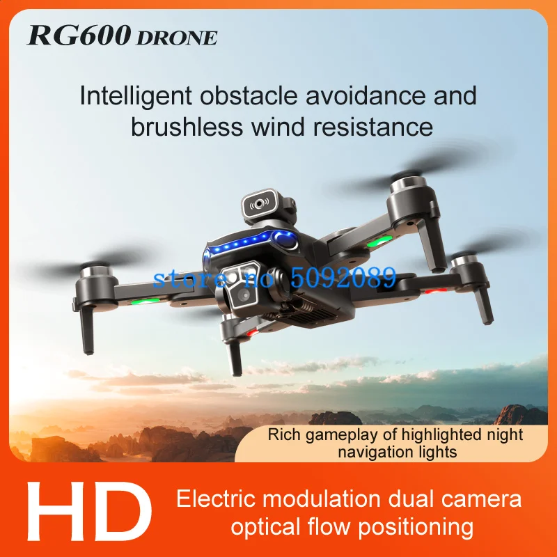 Smart WIFI FPV RC Quadcopter Drone 4K Camera Brushless Avoiding Obstacles Optical Flow Gesture Recognition Remote Control Drone