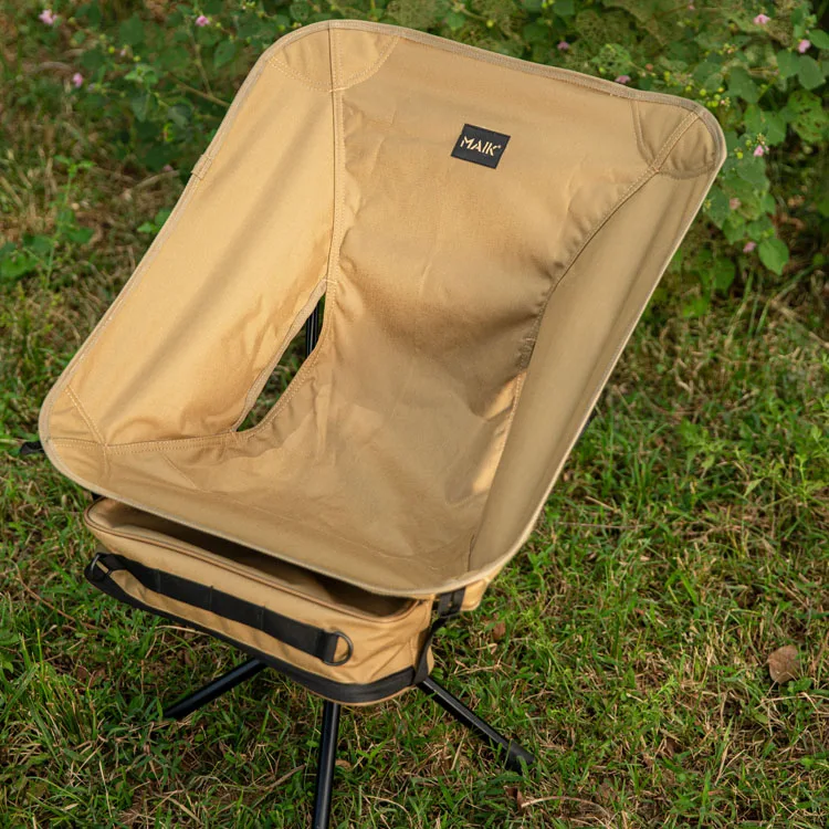 Maik High Quality Folding Beach Camping Chair With Aluminum Frame 1000D Polyester Fabric Modern Design For Exterior & Park Use