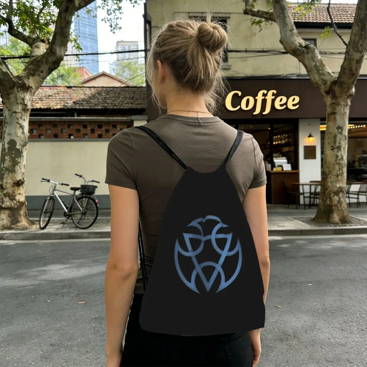 Sub Zero Lin Kuei Mortal Kombat Backpacks Casual Drawstring Bags Sports Bag Book Bags for Man Woman Students