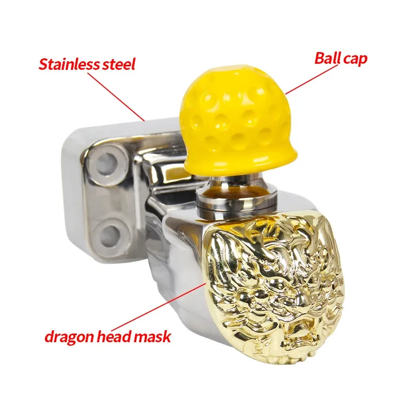 High Strength Steel Dragon Mask Rear Tow Hook for LX570 Car Trailer Accessories