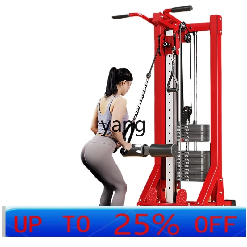 

Тренажер для фитнеса LTT, бытовой многофункциональный одиночный тренажер с высоким выдвижным гребным тренажером