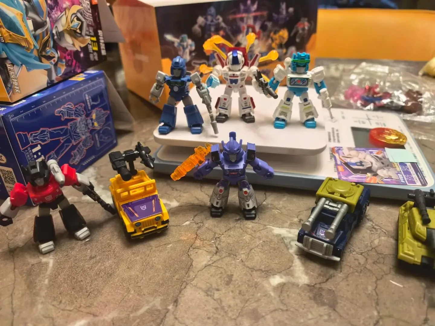 ชุดประกอบโมเดลแอ็คชั่นฟิกเกอร์ New Blokees Transformation V5 Mini OP Trailer Kit Jetfire Skyfire Galvatron ของเล่นประกอบเอง ของขวัญคริสต์มาส