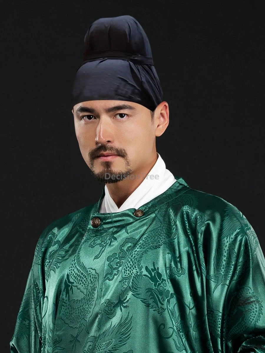 2026 tang dynasty round collar robe accessory headgear unisex traditional daily chinese hat simple elegant versatile hanfu hat