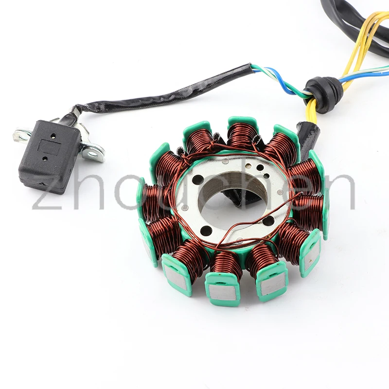 Motorcycle 5 Wire 12 Poles For Honda CG125 ZJ125 CG ZJ 125 125cc  Magneto Stator Coil Generator Spare Parts