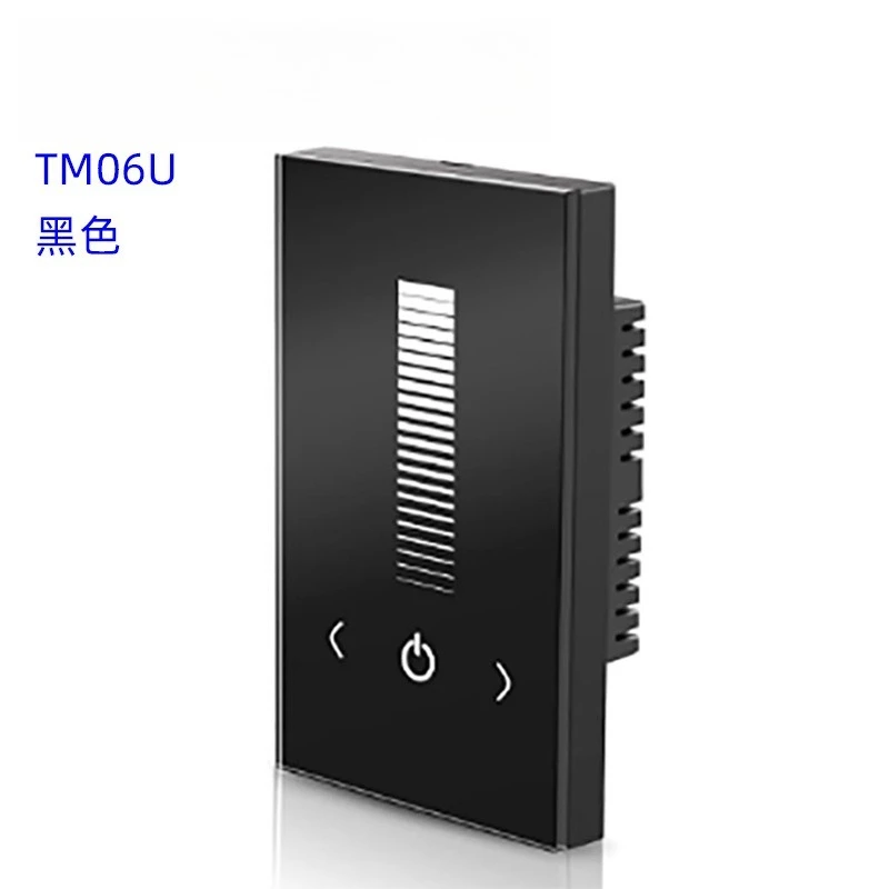 يتكيف مع ضوء LED أحادي اللون ذو الجهد المنخفض القياسي الأمريكي TM06U مع وحدة تحكم يعتم اللوحة الزجاجية التي تعمل باللمس #6