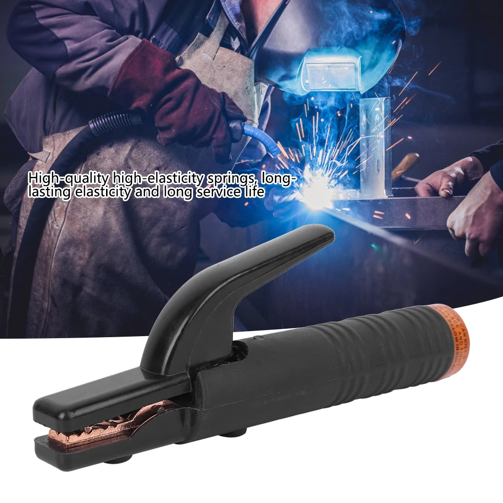300-500A Welding Tongs Electrode Holder Welding Electrode Holder  Heavy-Duty Thickened Anti-Scalding Copper Clamp Tongs