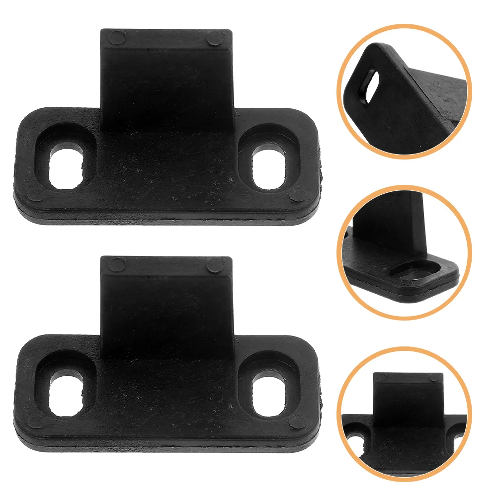 Guia deslizante do assoalho da porta do celeiro, Porta deslizante Hardware, 8pcs