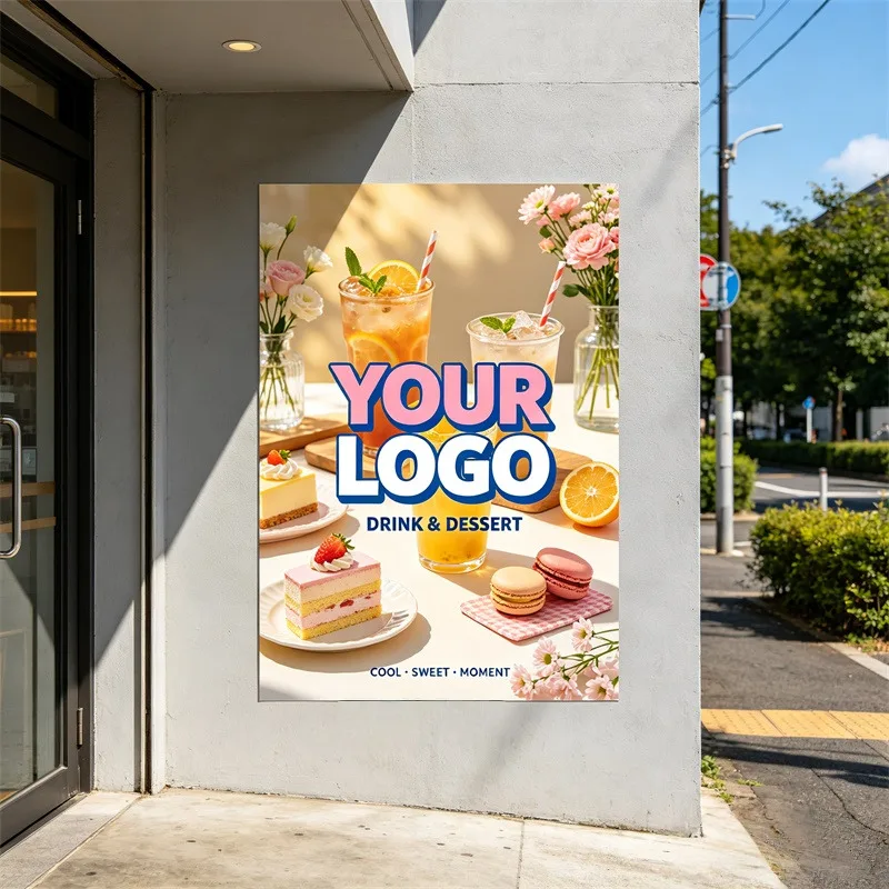 Any Size 100 cm Custom Stickers Suitable For Assisted Living Facility Massage Parlor Gymnasium Commercial Advertising Promotion