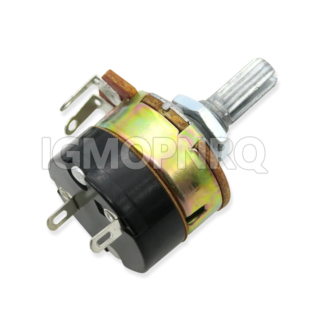 2PCS WH138 Potentiometer Adjustable Resistance Speed Regulator With Switch WH138-1 B5K B10K B20K B50K B100K B250K B500K 10K 100K