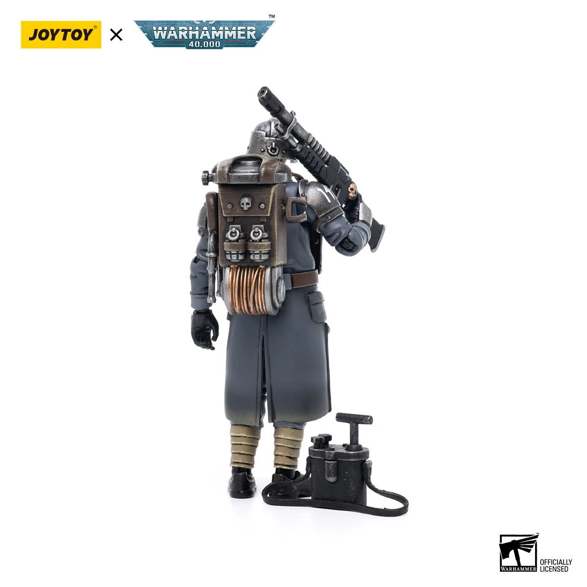 JOYTOY Warhammer 40K Astra Militarum Korpus Śmierci Krieg Drużyna Weteranów Strażnik Specjalista Demolition Figurki Akcji Kolekcjonerskie