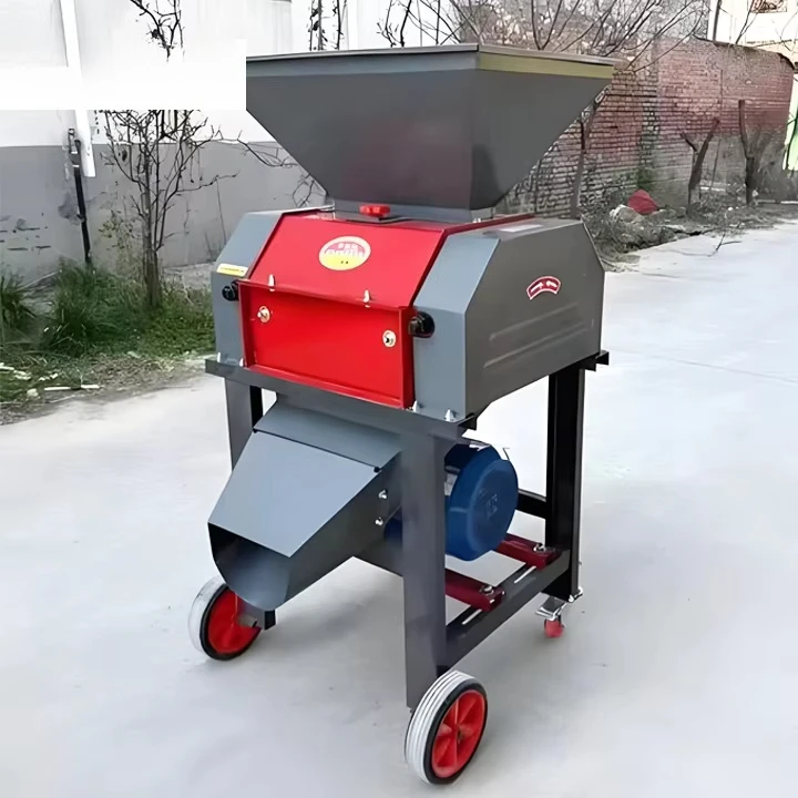 electric corn grinder with adjustable 2 4 6 grain cracking levels for corn and grain milling