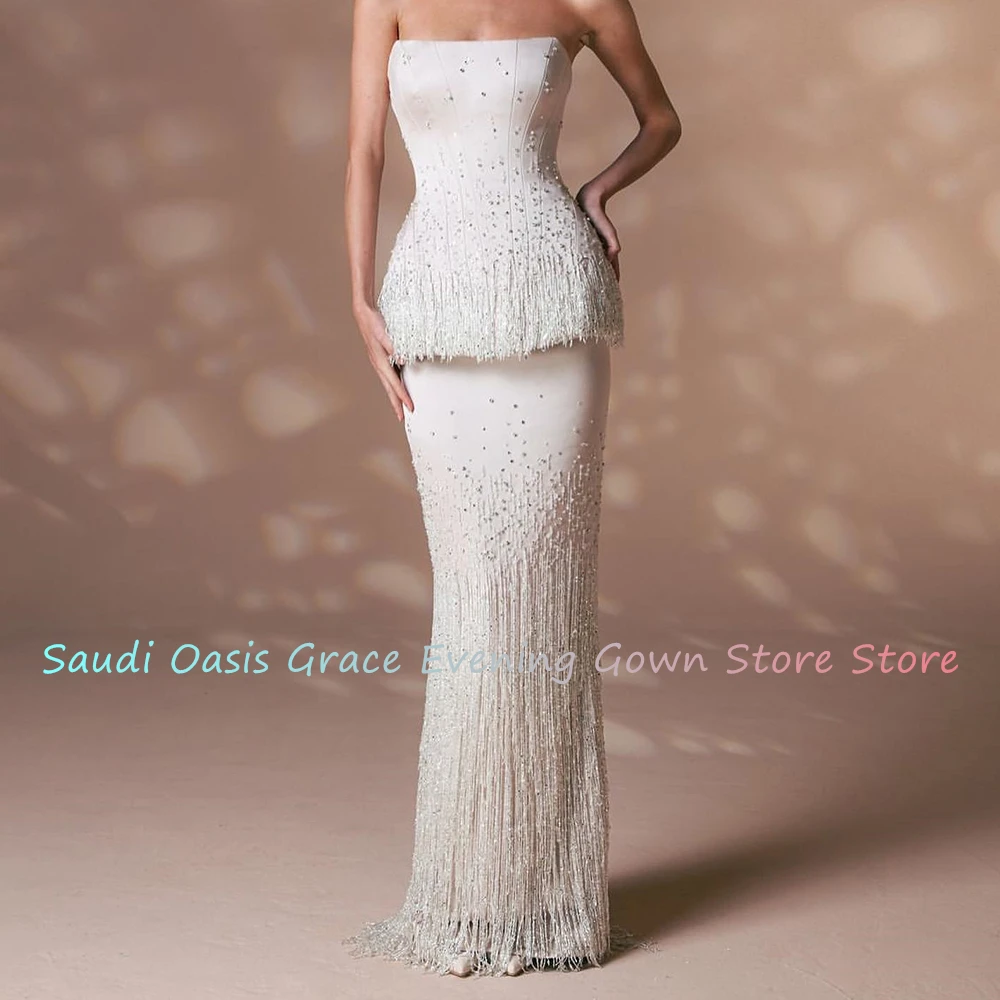 Angepasst Hohe Qualität Kristall Jersey Gerade Abendkleid Sexy Bodenlangen Liebsten Ärmellose Spitze Up Zurück vestidos de no