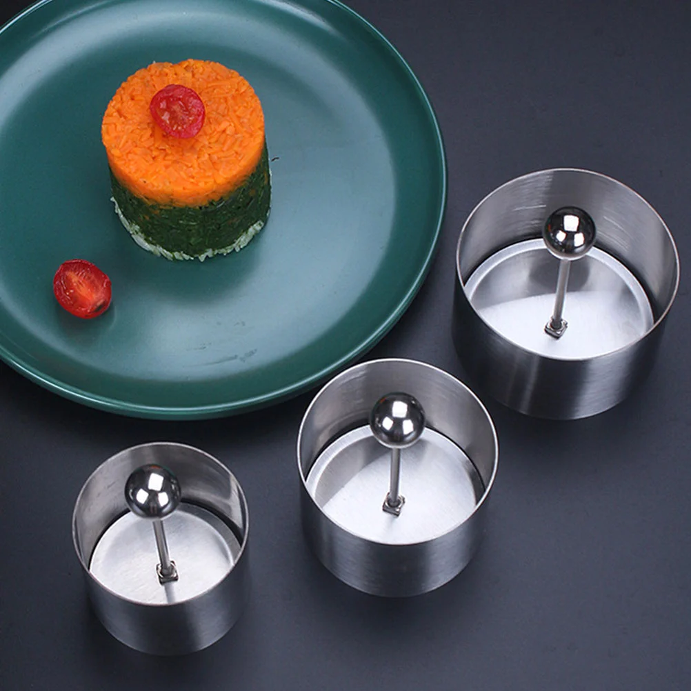 Mold Stainless Steel Onigiri Maker Rice Baking Mold/cake Kimbap Making 304 Round Shaped