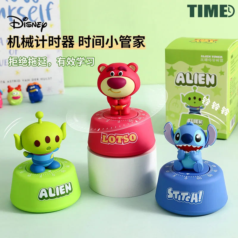 Disney cartoon Stitch Timer Creative Time Manager for Home Losto Alien Model Car Decoration Kitchen Cooking Tools Christmas Gift