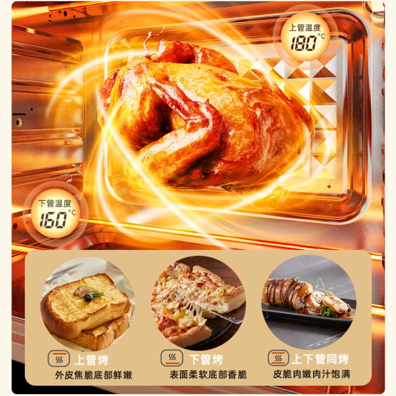 Horno eléctrico para el hogar, gran capacidad, 220V, L 40, automático, para hornear