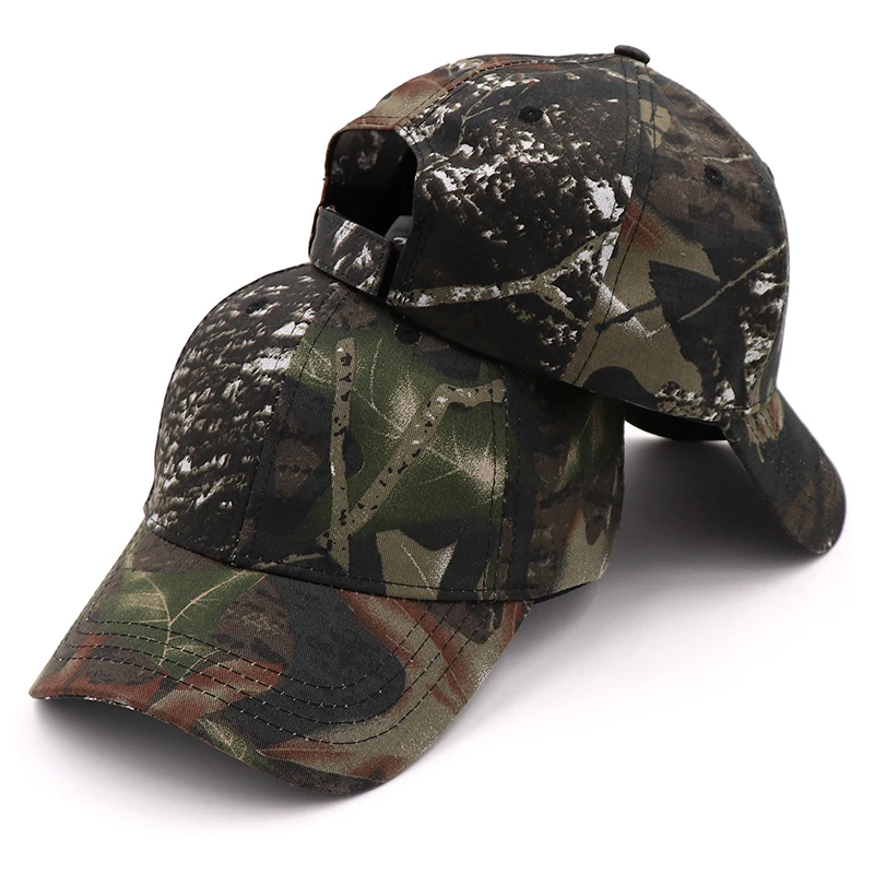 Camouflage Men Women Baseball Cap Outdoor Sports Jungle Hunting Sun Hat High Quality Unisex Cotton Tactical Hats Gorras H194