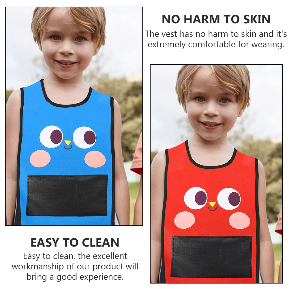 2 Zestawy Przylepnych Kostiumów do Zabawy w Piłkę dla Dzieci, Rekwizyty z Tkaniny, Zabawki Plenerowe, Kamizelki na Zewnątrz dla Chłopców