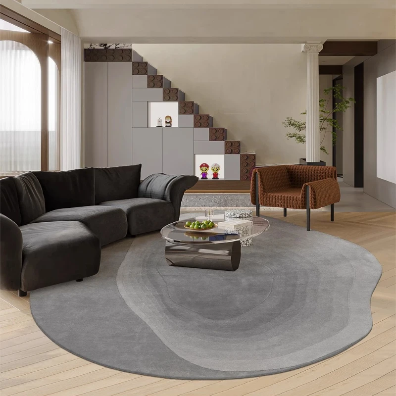 Irregular Shapes Living Room Decoration Carpet Nordic Style Rugs for Bedroom Home Fluffy Soft Rug Thicken Plush Lounge Floor Mat