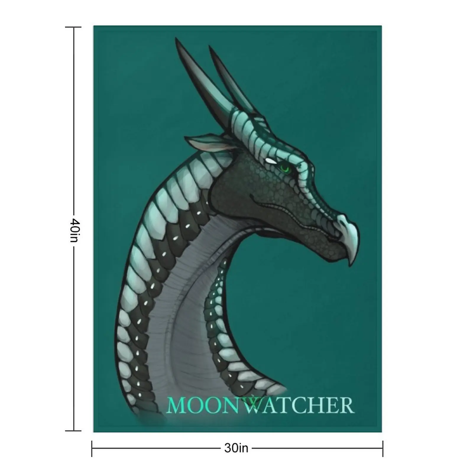 Wings of Fire - Moonwatcher Throw Blanket Soft Plaid Soft Plush Plaid Nap Thin sofa bed Blankets