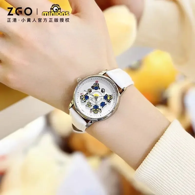 Zgo Joint Minions Lichtgevende Carrousel Student Horloge Kitty Reuzenrad Meisjes Geschenken