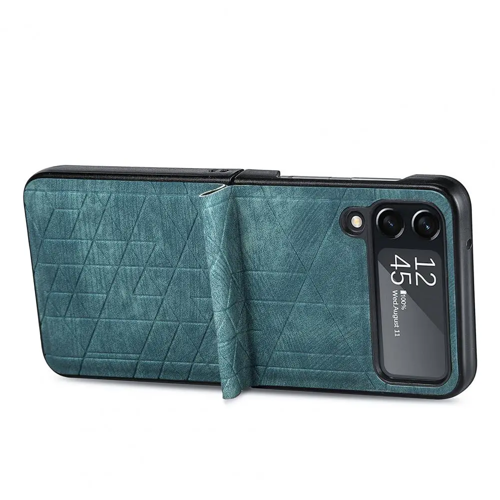 휴대용 미끄럼 방지 스트립, 슬림 핏 휴대폰 보호대 뒷면 커버 타입 휴대폰 보호 케이스 접이식