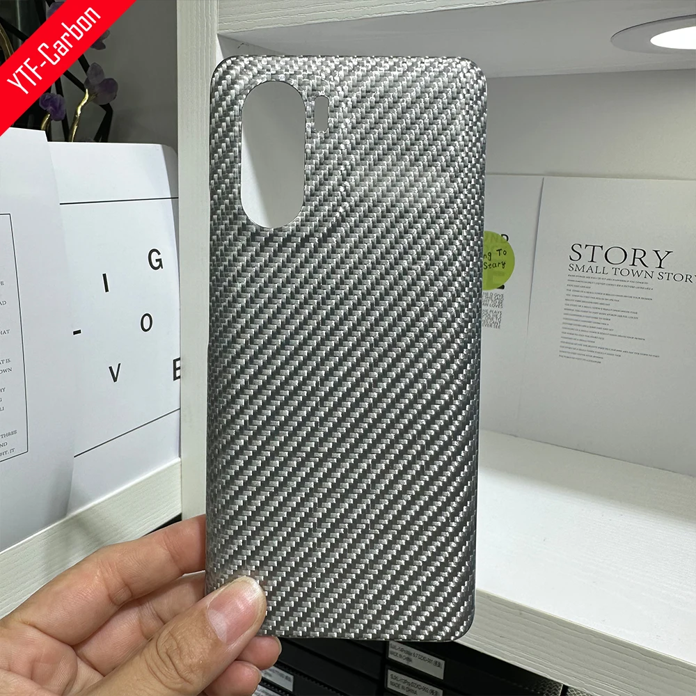 YTF-carbon Carbon fiber phone Cases For XIAOMI Redmi K40PRO+ Cover Ultra Aramid fiber Ultra-thin K40 PRO shell