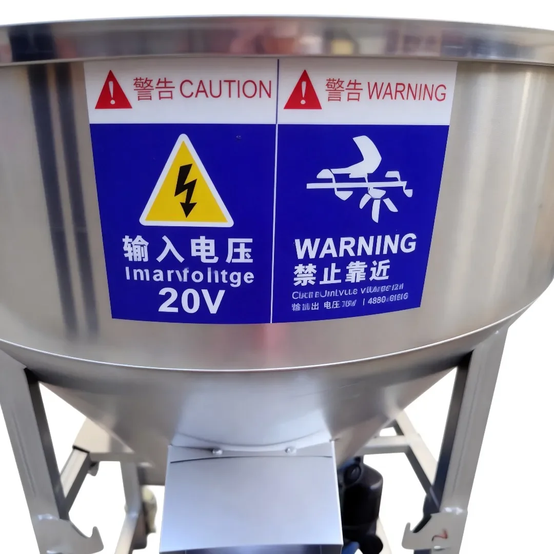 150kg Rotary Stainless Steel Feed Mixer, Food Grade Poultry Livestock Feed Blending Machine, 220V 380V Available for Farm