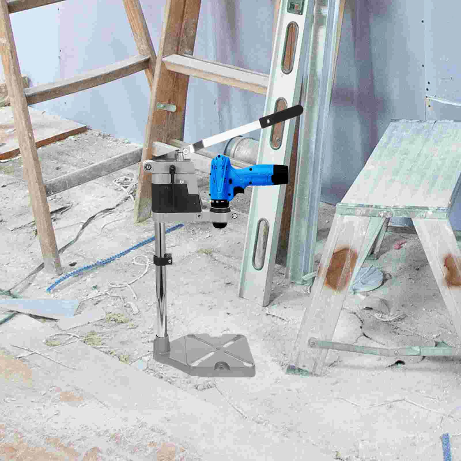 Multifunction Bench Drill Press Stand Repair Tools Clamp Support Electric Drill Base Frame Drill Holder Electric Drill Accessory