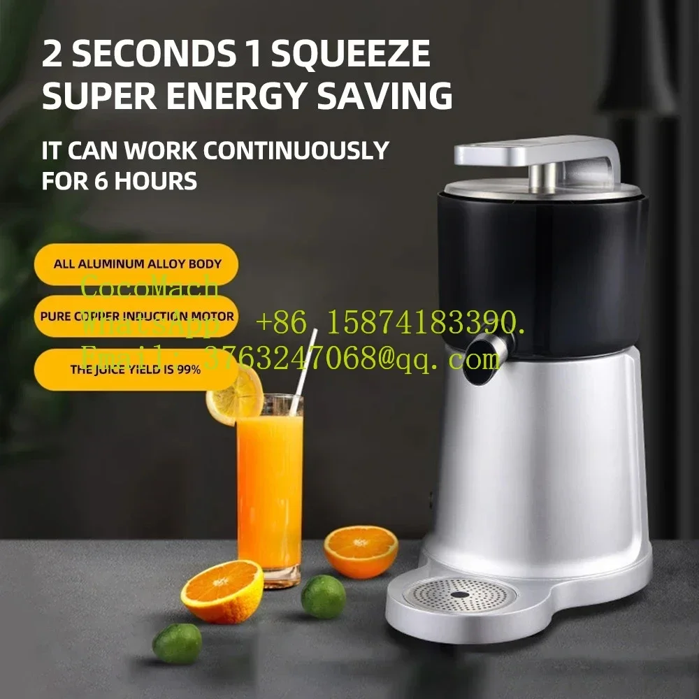 2025 Updated Version Automatic Lemon Orange Citrus Juice Extractor Juice and Residue Separation Extraction Machine