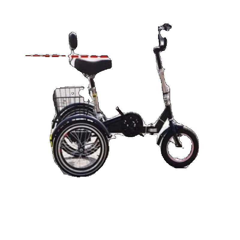 16 inch tricycle in the elderly pedal scooter, hemiplegia, rehabilitation, leisure, shopping car disc brake